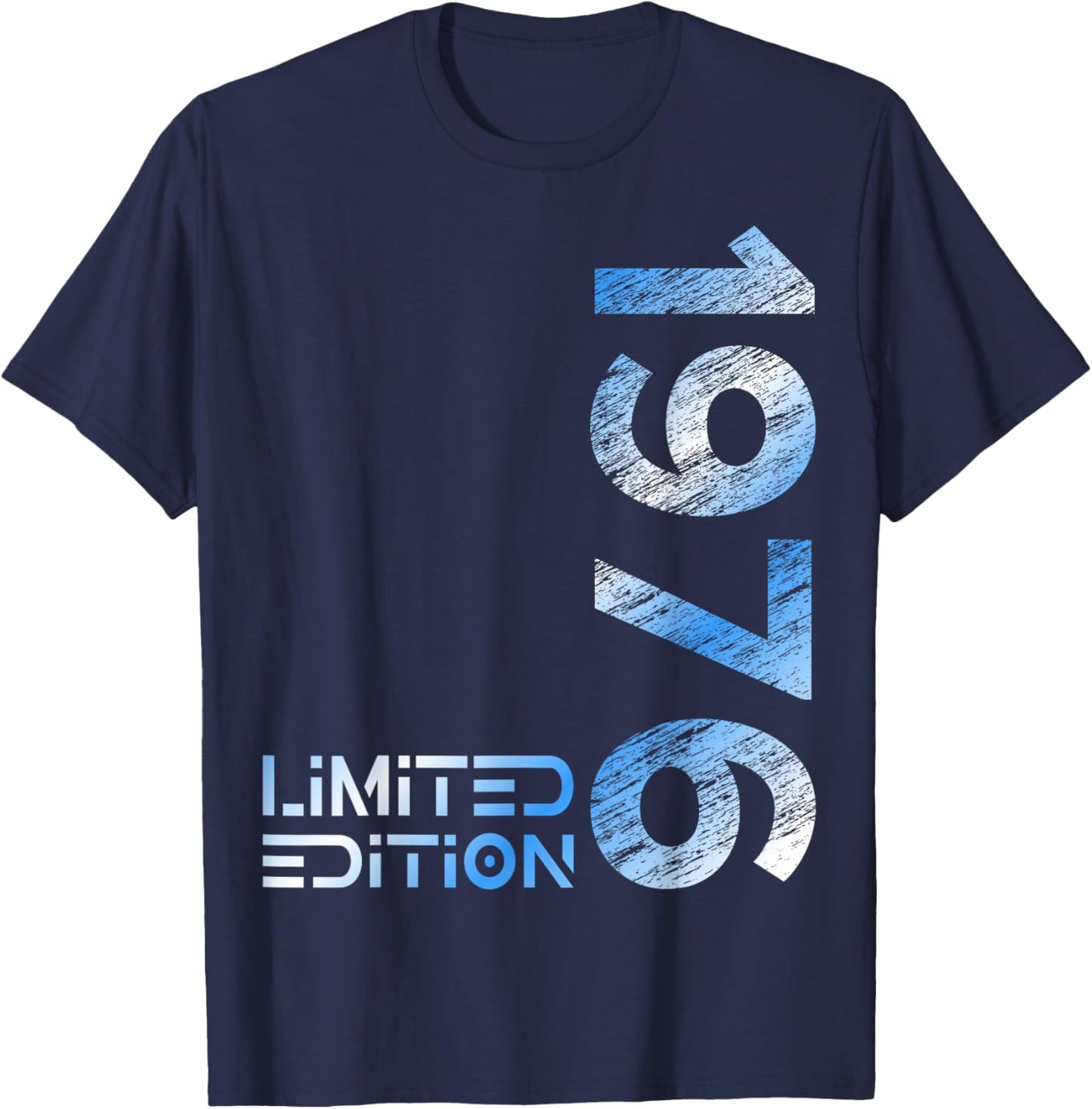 Limited Edition Vintage 1976 Man Woman 50th Birthday T-Shirt - T-Shirt | Navy