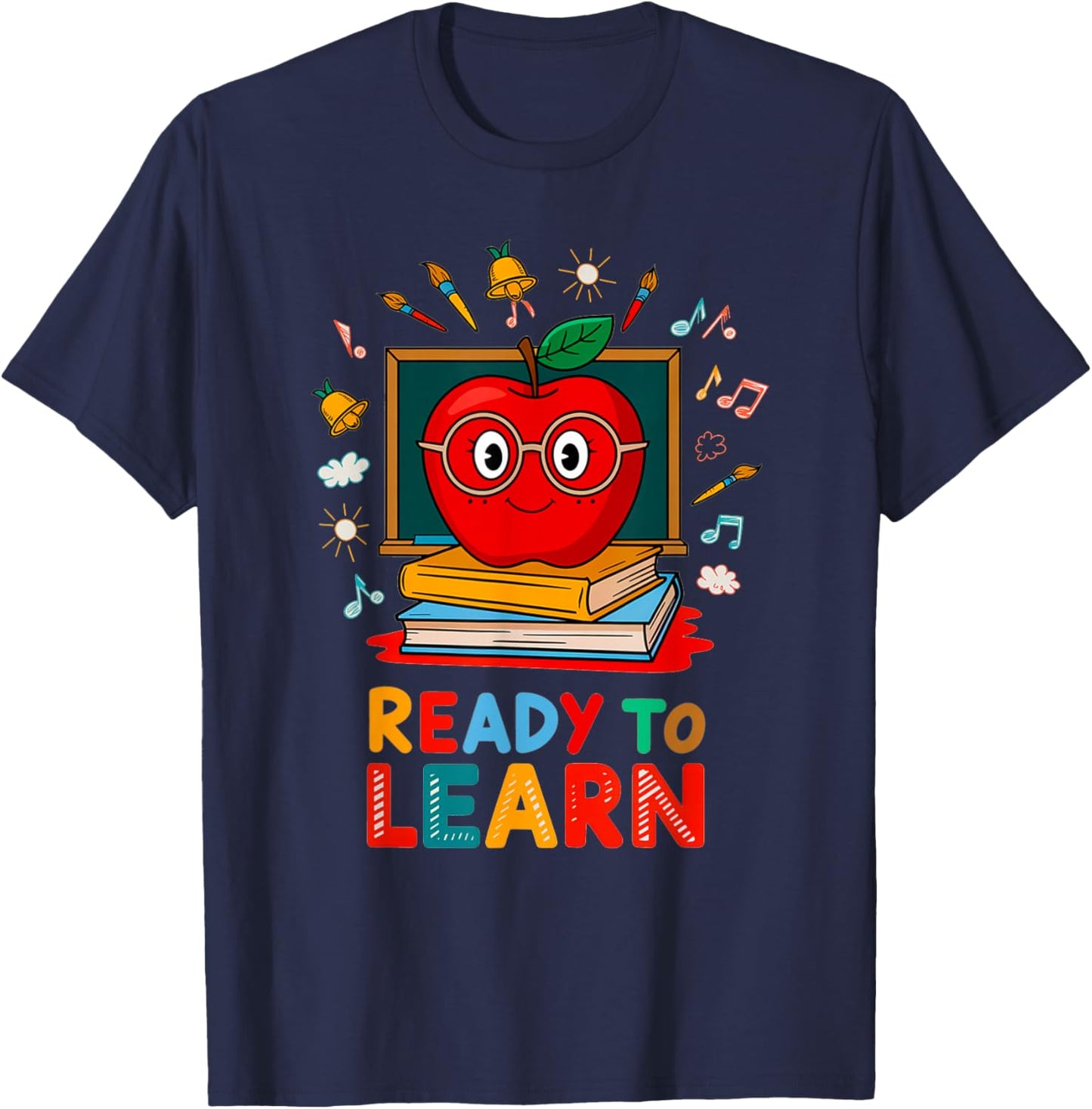 Reads Across America Reading Teacher Books Reader Kids T-Shirt - T-Shirt | Navy