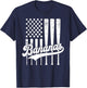 Banana Retro Humor Bananas American US Flag Men Women Kids T-Shirt - T-Shirt | Navy