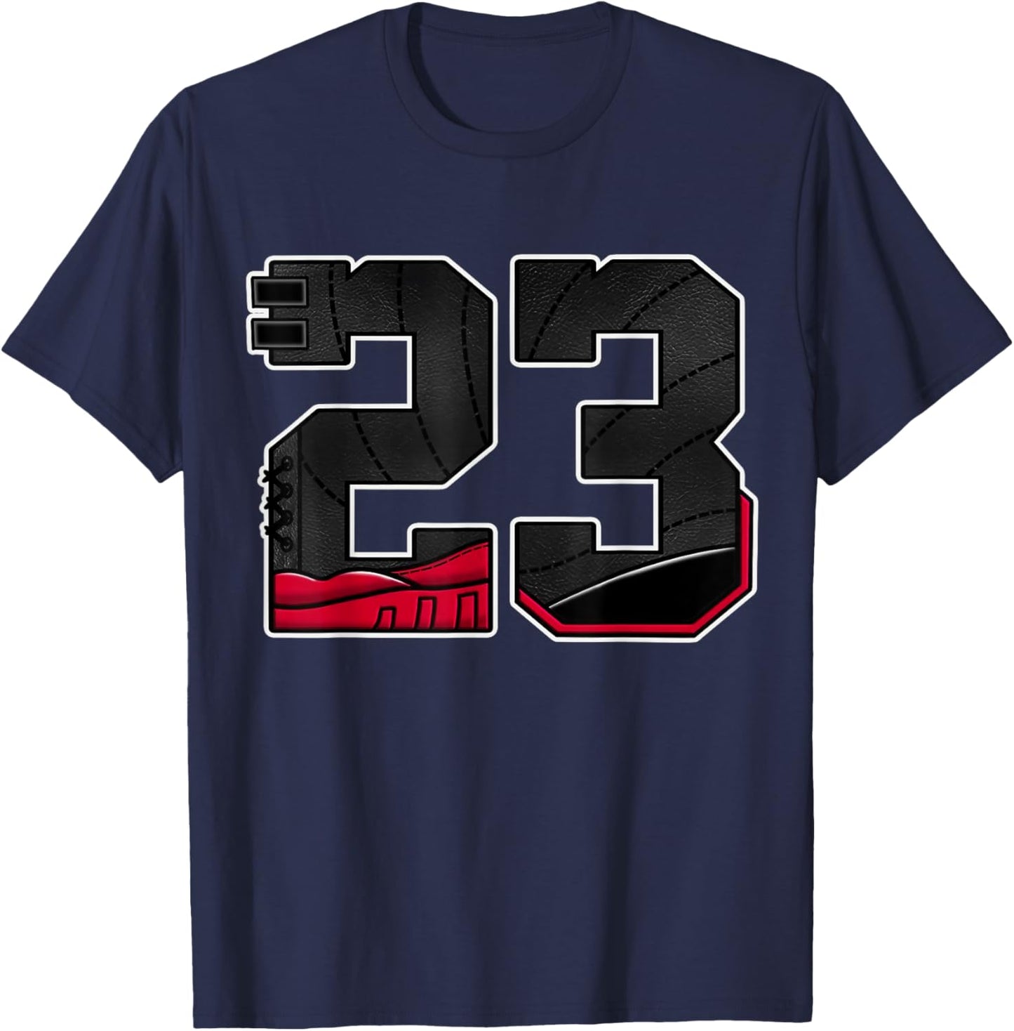 Number 23 Flu Game 12s Retro Matching Women T-Shirt - T-Shirt | Navy