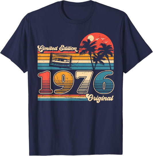 Original 1976 Vintage Birthday ancie Women T-Shirt - T-Shirt | Navy