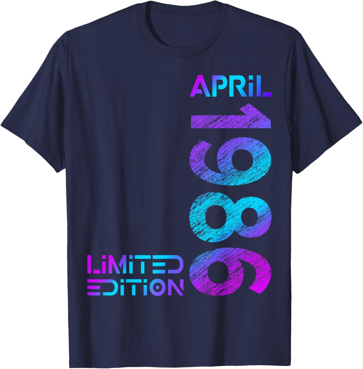 Limited Edition April 1986 Mann Frau 40. Geburtstag T-Shirt - T-Shirt | Navy