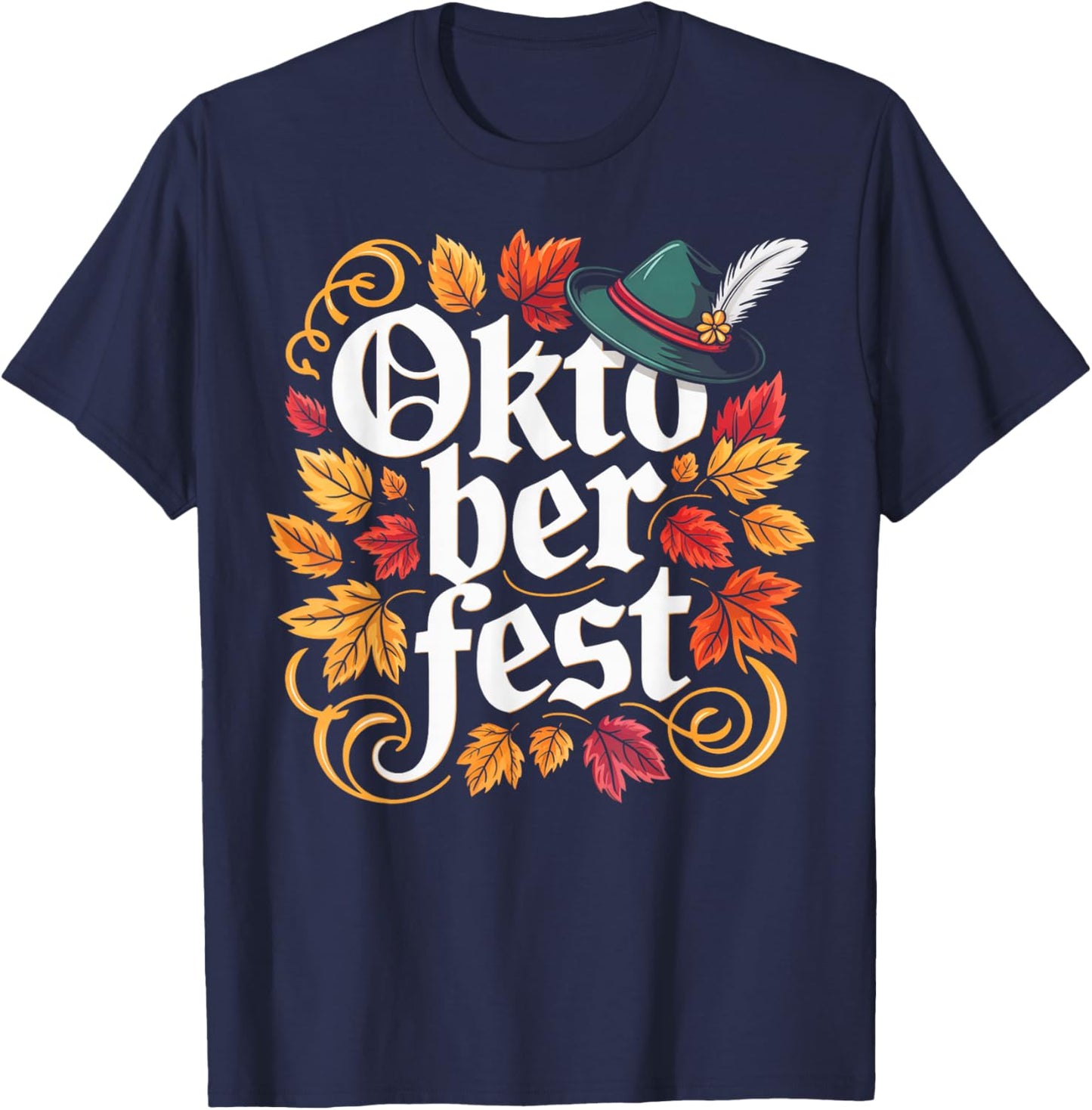 Oktoberfest Fall German Costume Women Kids T-Shirt - T-Shirt | Navy