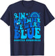 In November We Wear Ribbon Blue Diabetes Awareness Men Women T-Shirt - T-Shirt | Navy