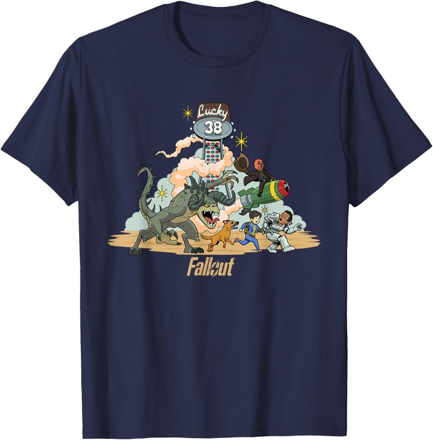 Fallout - New Vegas T-Shirt - T-Shirt | Navy