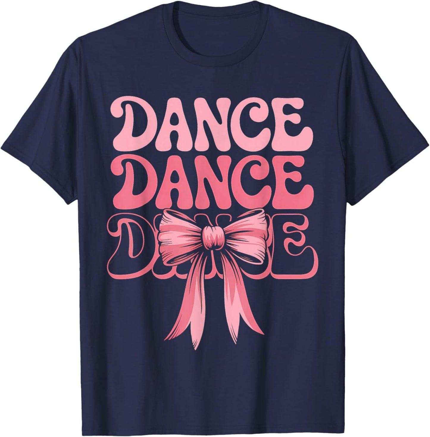 Bow Cute T-Shirt - T-Shirt | Navy