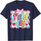 Field Day Coquette Bow Let The Games Begin Funny Field Trip T-Shirt - T-Shirt | Navy