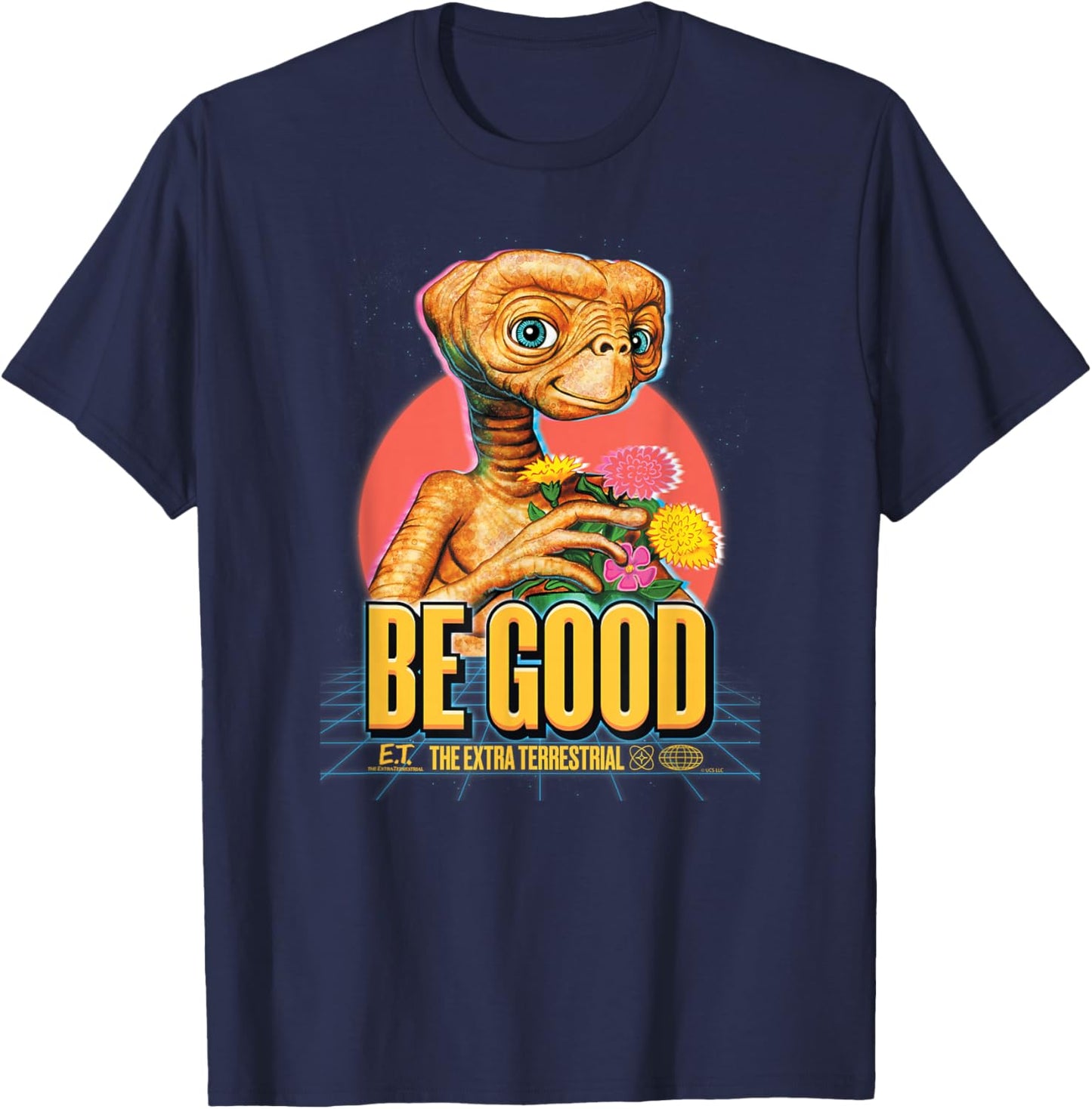 E.T. the Extra-Terrestrial Retro Be Good T-Shirt - T-Shirt | Navy