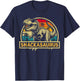 Snackasaurus T Rex Dinosaur Snack a Saurus Family Matching T-Shirt - T-Shirt | Navy