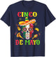 Cinco De Mayo Mexican Sugar Skull Fiesta Squad 5 De Mayo T-Shirt - T-Shirt | Navy