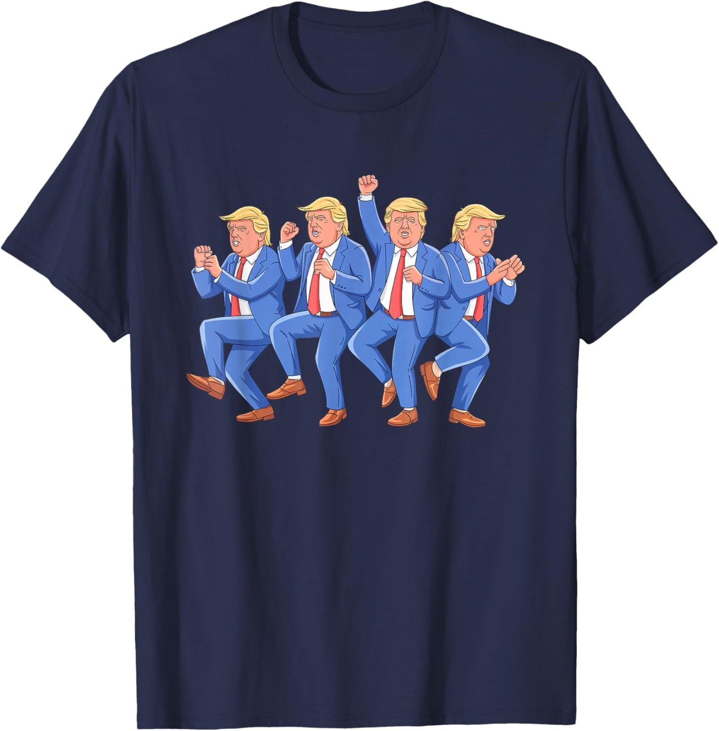 Donald Trump Dance 4th of July Trump 2025 T-Shirt - T-Shirt | Navy
