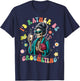 I'd Rather Be Crocheting Funny Crocheter Crochet T-Shirt - T-Shirt | Navy