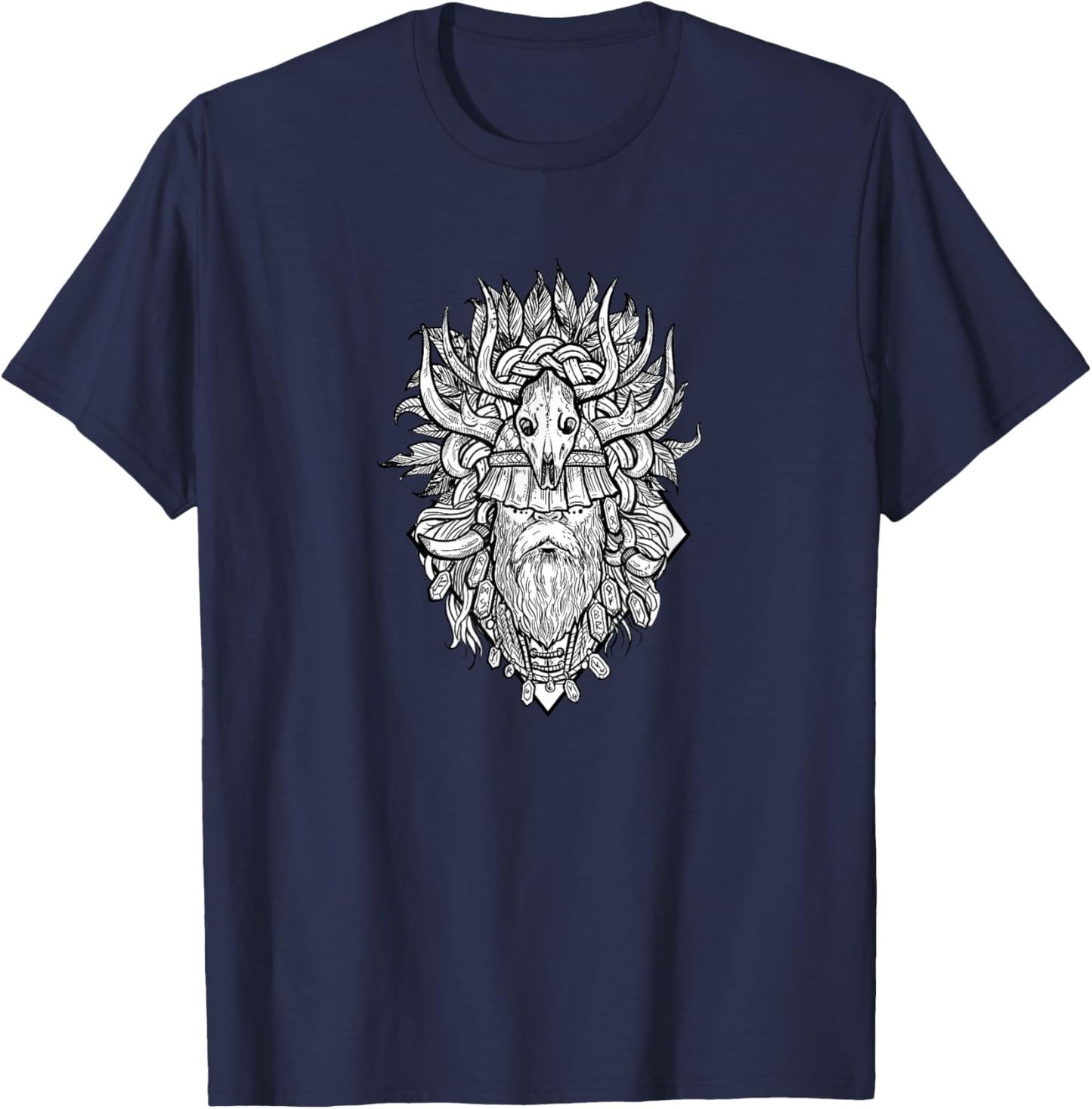 Heilung shaman shirt for viking T-Shirt - T-Shirt | Navy