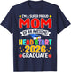 I’m A Super Proud Mom of an Awesome Head Start 2026 Graduate T-Shirt - T-Shirt | Navy