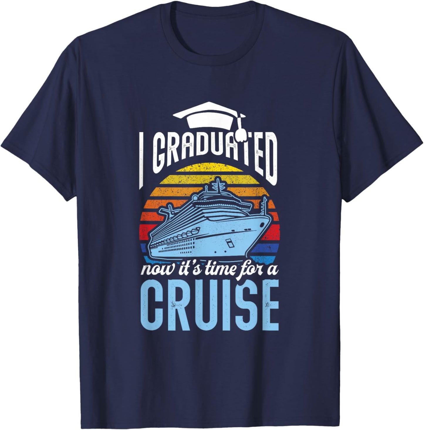 Graduation Trip Vacation Grad Squad Senior Graduation Cruise T-Shirt - T-Shirt | Navy