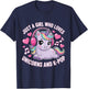 Just A Girl Who Loves Unicorns and K-Pop Girl K Pop Kpop T-Shirt - T-Shirt | Navy