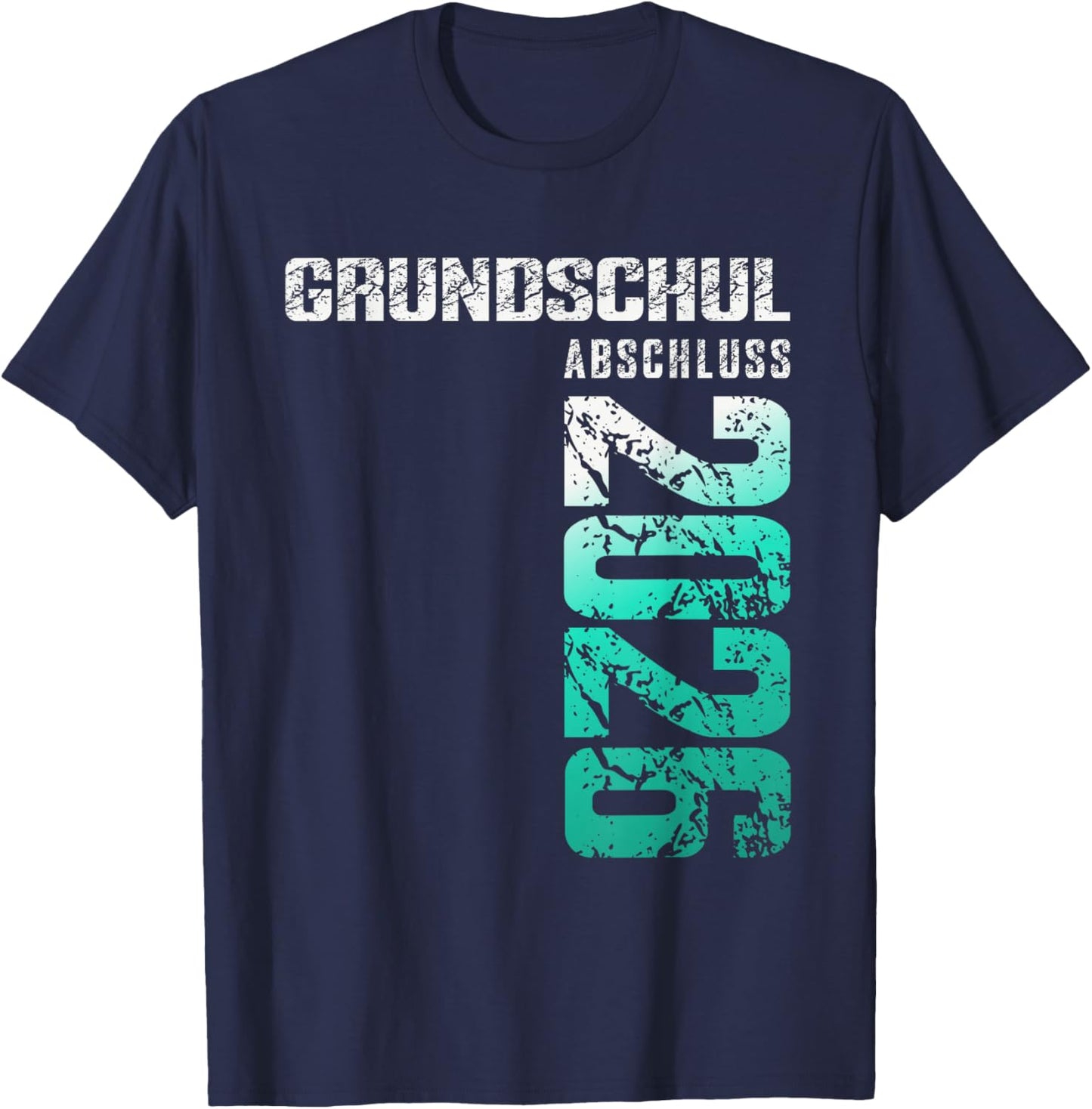 Grundschule Geschafft 2026 Grundschulabschluss T-Shirt - T-Shirt | Navy