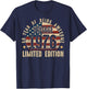 50th Birthday Gift Vintage Born 1976 Turning 50 Years Old T-Shirt - T-Shirt | Navy