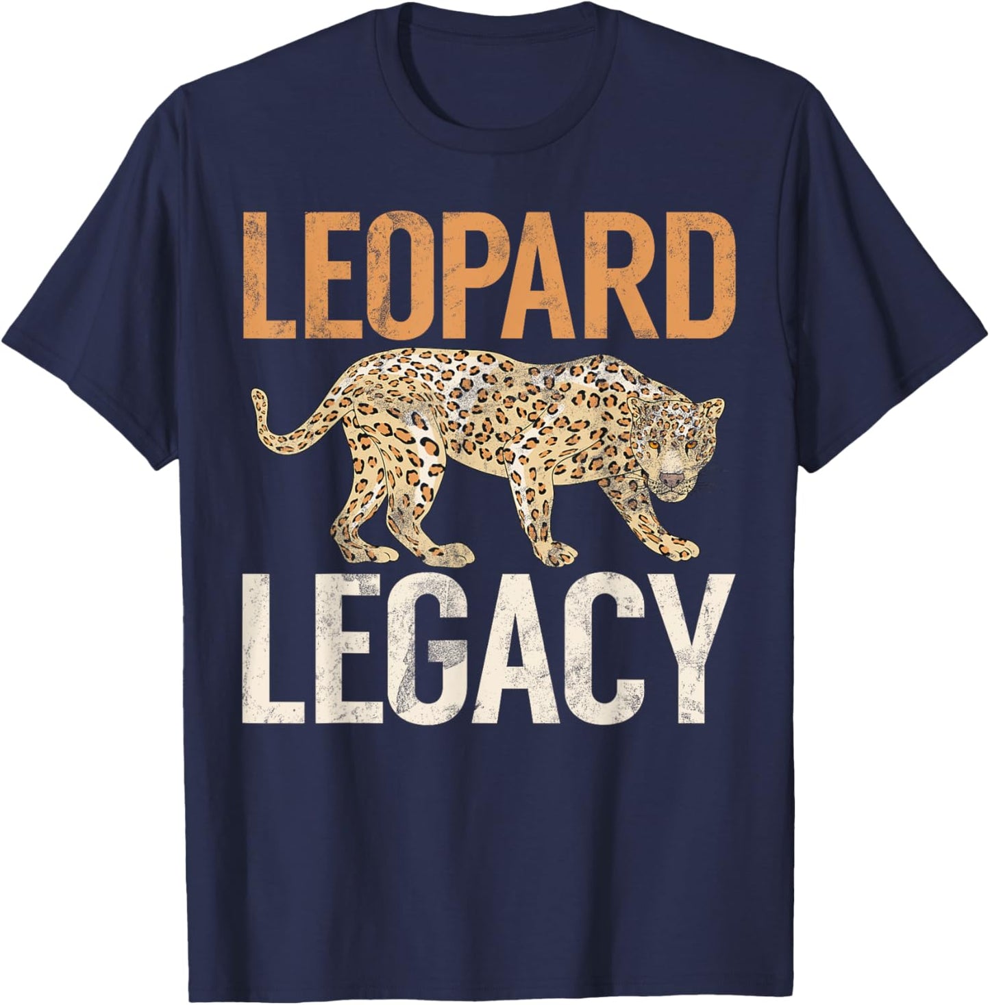 Leopard Legacy Leopard T-Shirt - T-Shirt | Navy