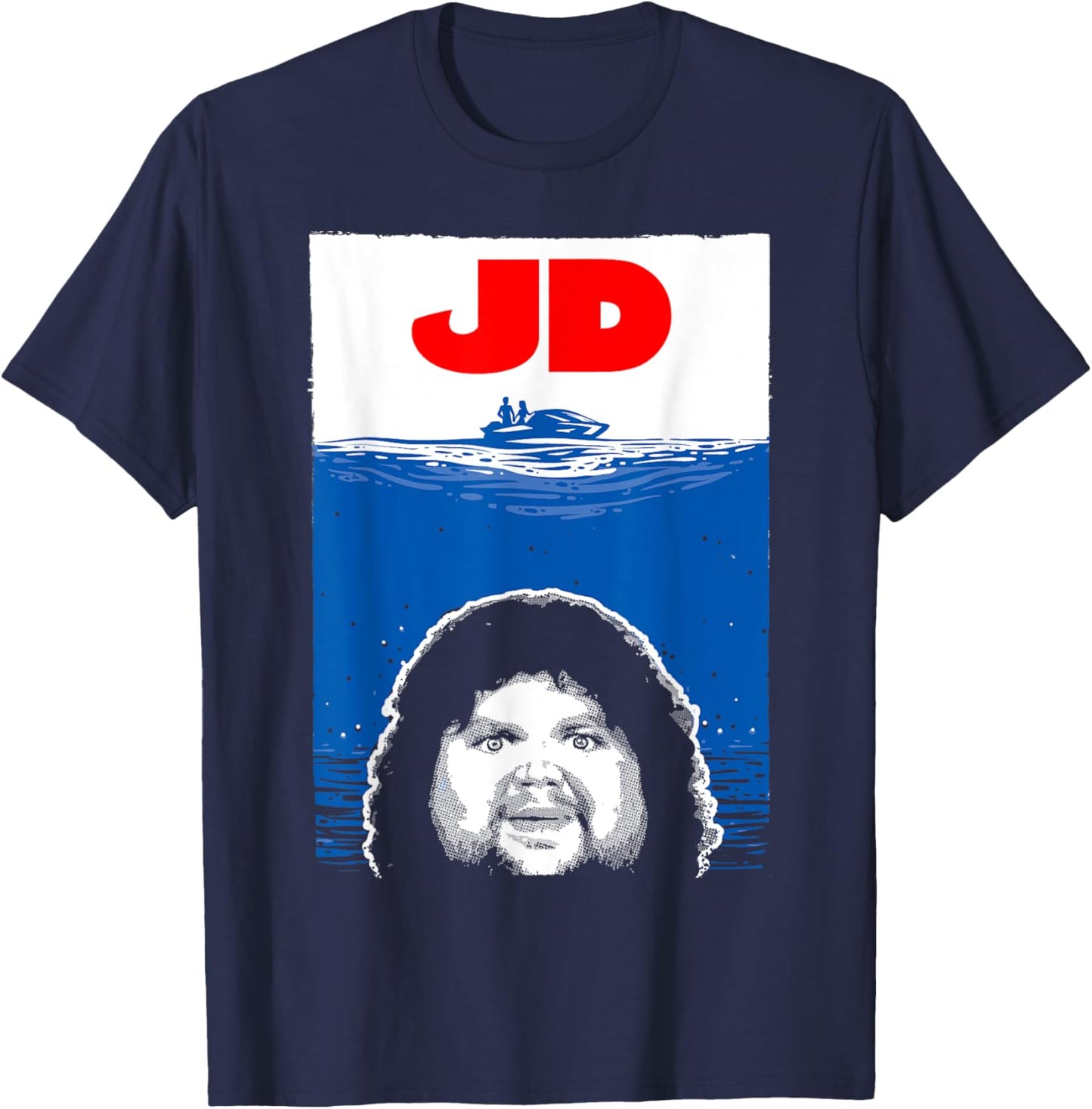 Vance Face Meme T-Shirt - T-Shirt | Navy