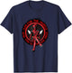 Marvel Studios Deadpool & Wolverine Aim for the Middle Quote T-Shirt - T-Shirt | Navy