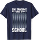 100 Jawsome Days Of School 100th Day Shark Teacher Student T-Shirt - T-Shirt | Navy