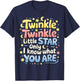 Twinkle Twinkle Little Star Baby Gender Reveal T-Shirt - T-Shirt | Navy