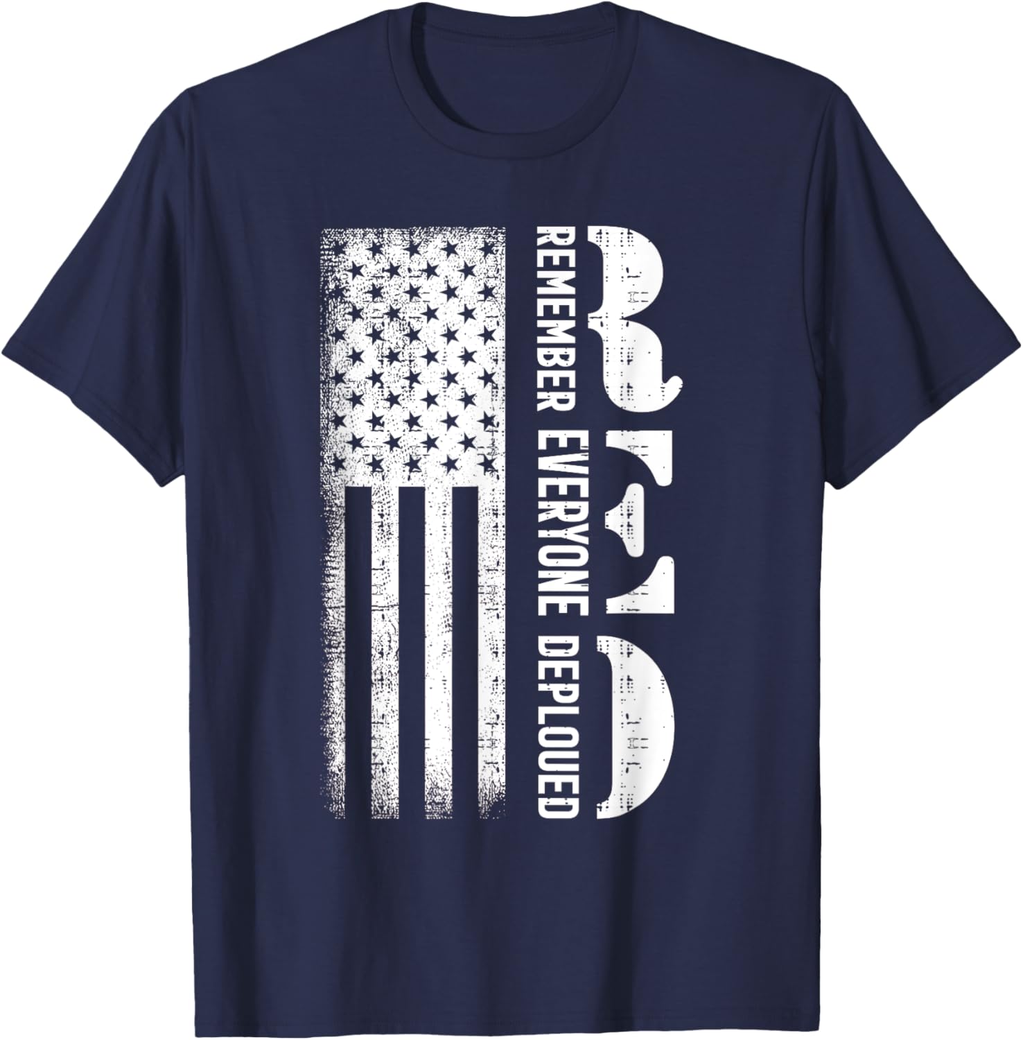 Remember Everyone Veteran Deployed RED Friday T-Shirt - T-Shirt | Navy