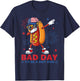 Bad Day to Be A Hotdog Funny Independence Day 4th of July T-Shirt - T-Shirt | Navy