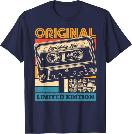 Original 1965 Vintage Birthday 60 Years Women T-Shirt - T-Shirt | Navy