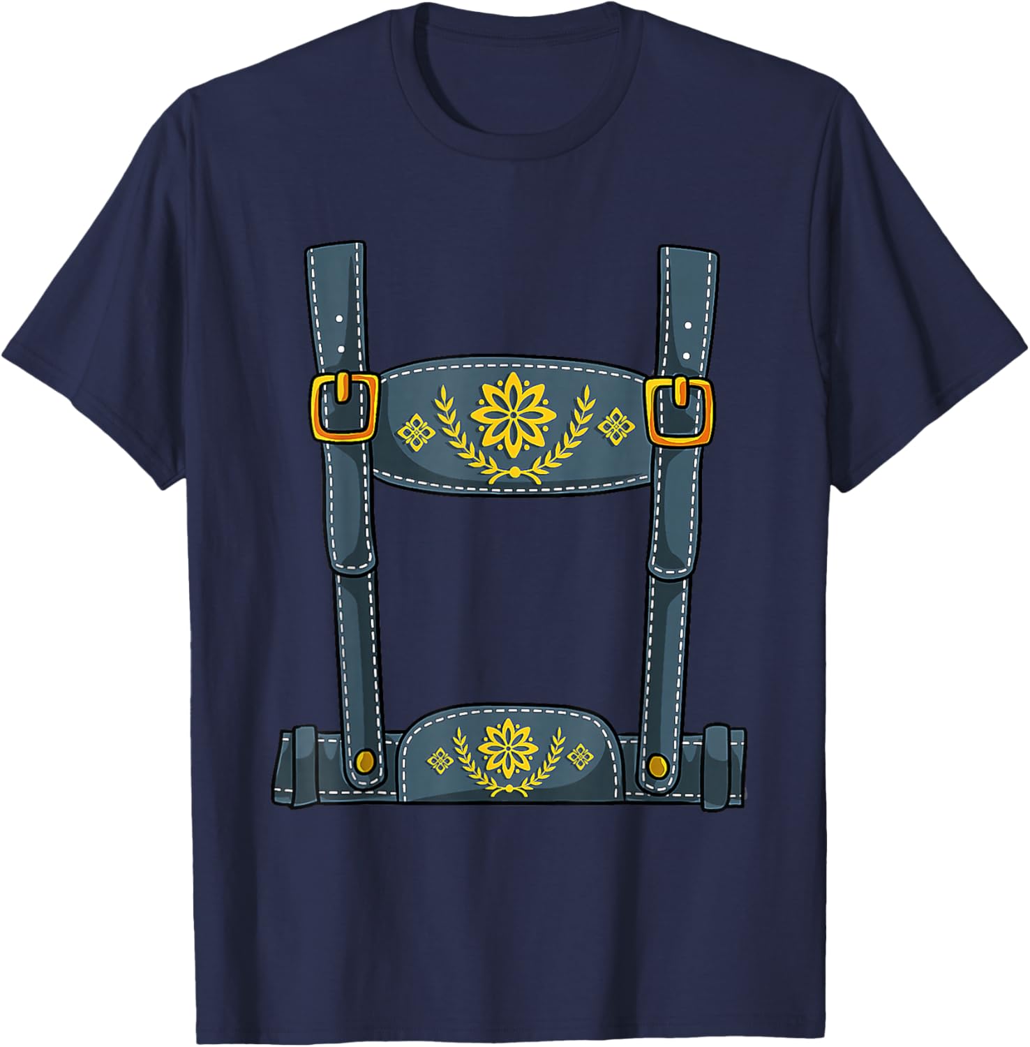 Oktoberfest Outfit Boys Lederhosen Costume Germany Bavarian T-Shirt - T-Shirt | Navy