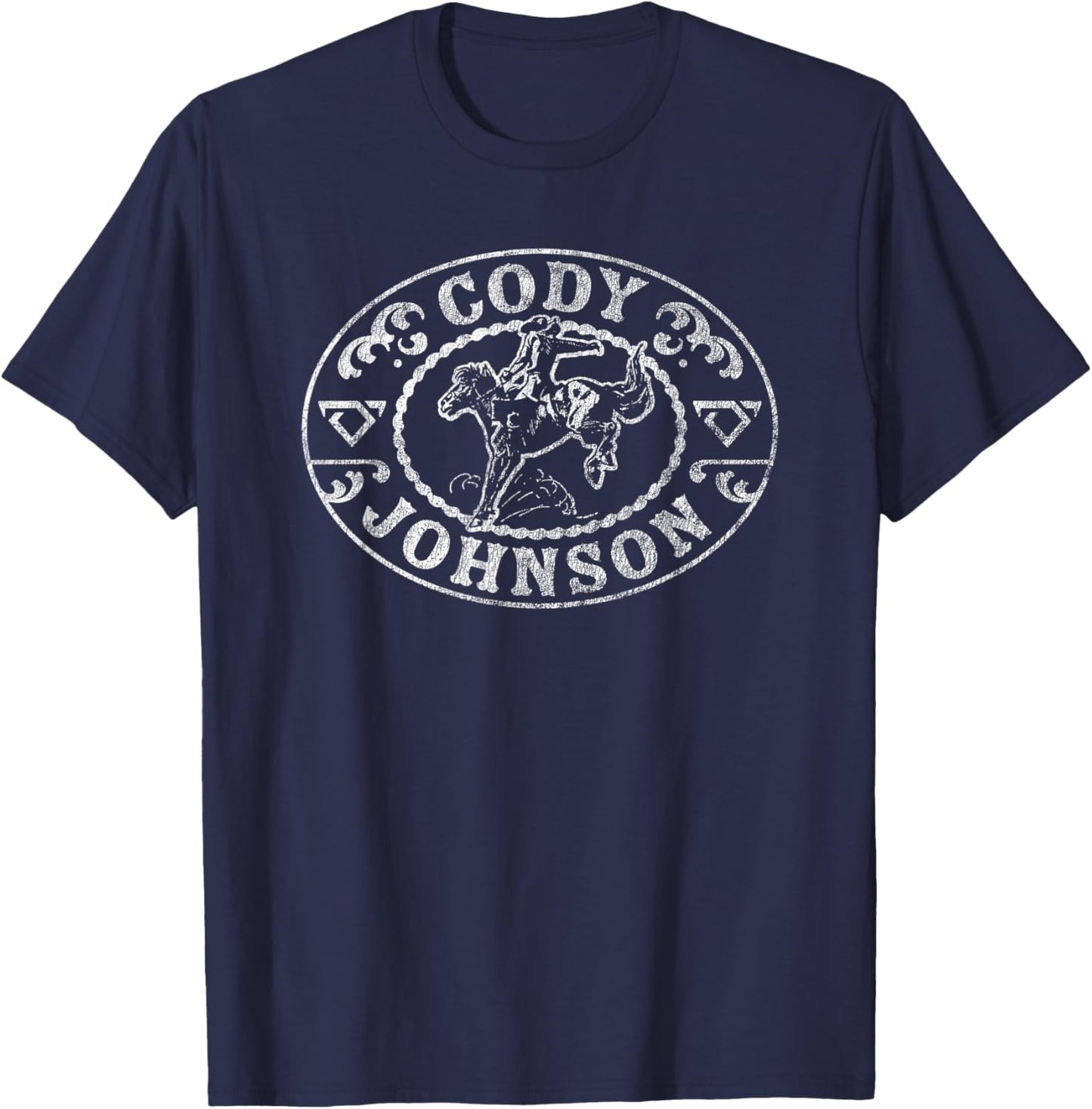 1 Color Buckle T-Shirt - T-Shirt | Navy