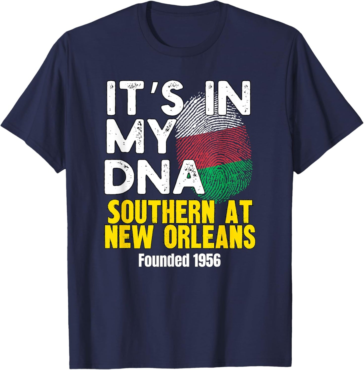 Southern at New Orleans, SUNO, Souvenir HBC Urban Apparel T-Shirt - T-Shirt | Navy