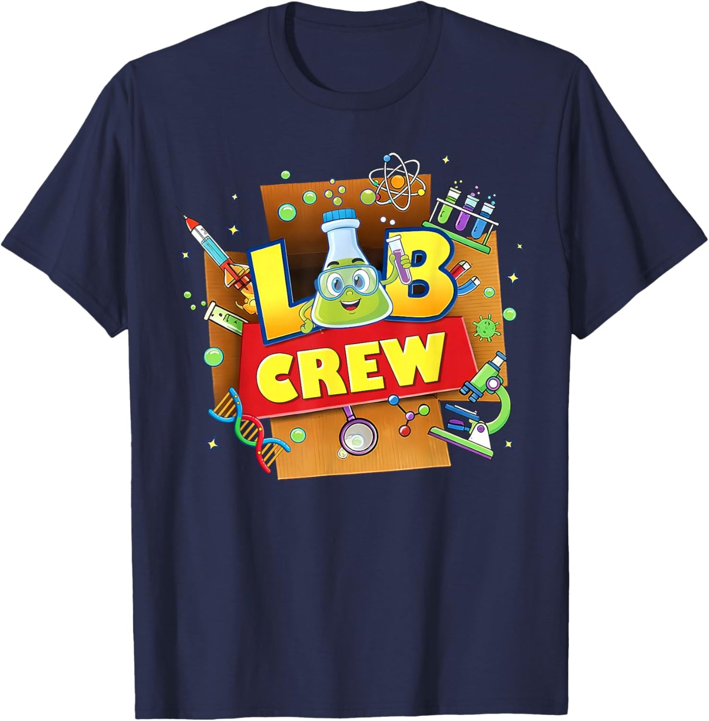 Lab Crew Lab Week 2026 Medical Laboratory Technician Team T-Shirt - T-Shirt | Navy