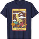 The Moon Tarot Card T-Shirt - T-Shirt | Navy