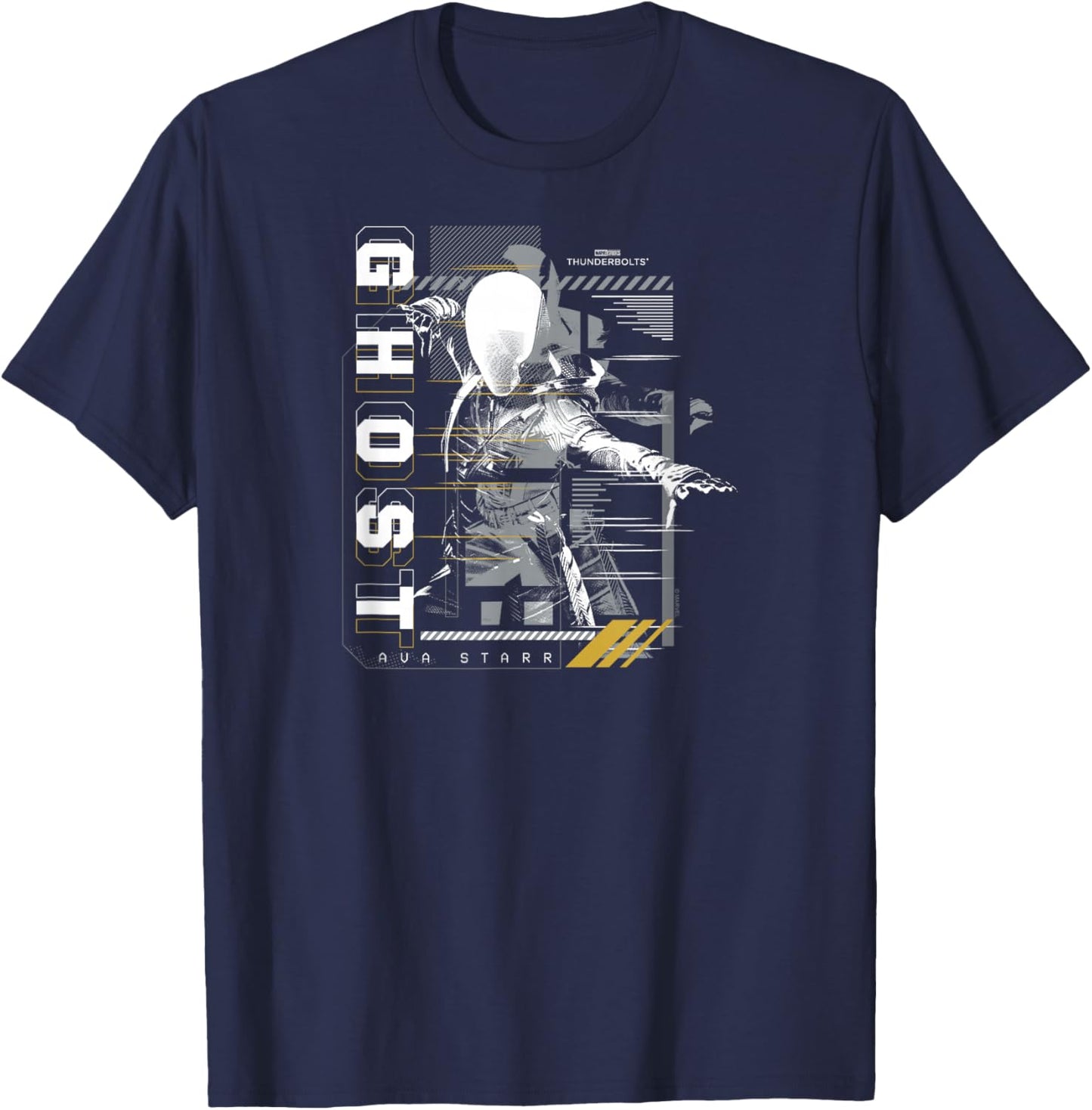 Marvel's Thunderbolts - Ghost Dark Digital T-Shirt - T-Shirt | Navy