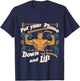 Put Your Phone Down And Lift T-Shirt - T-Shirt | Navy