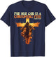 For Our God Is A Consuming Fire Hebrews 12:29 Bible Verse T-Shirt - T-Shirt | Navy