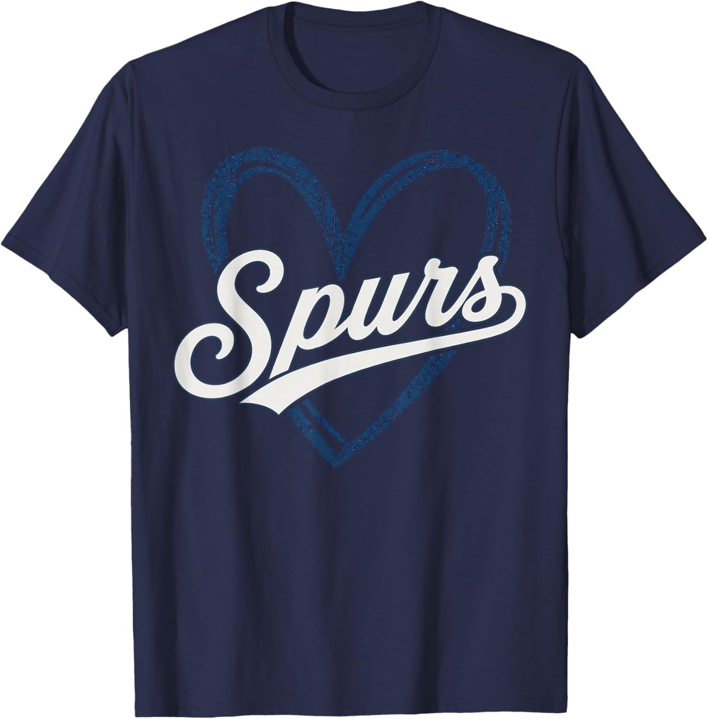 Vintage Spurs Retro Classic Gifts Women Kids T-Shirt - T-Shirt | Navy