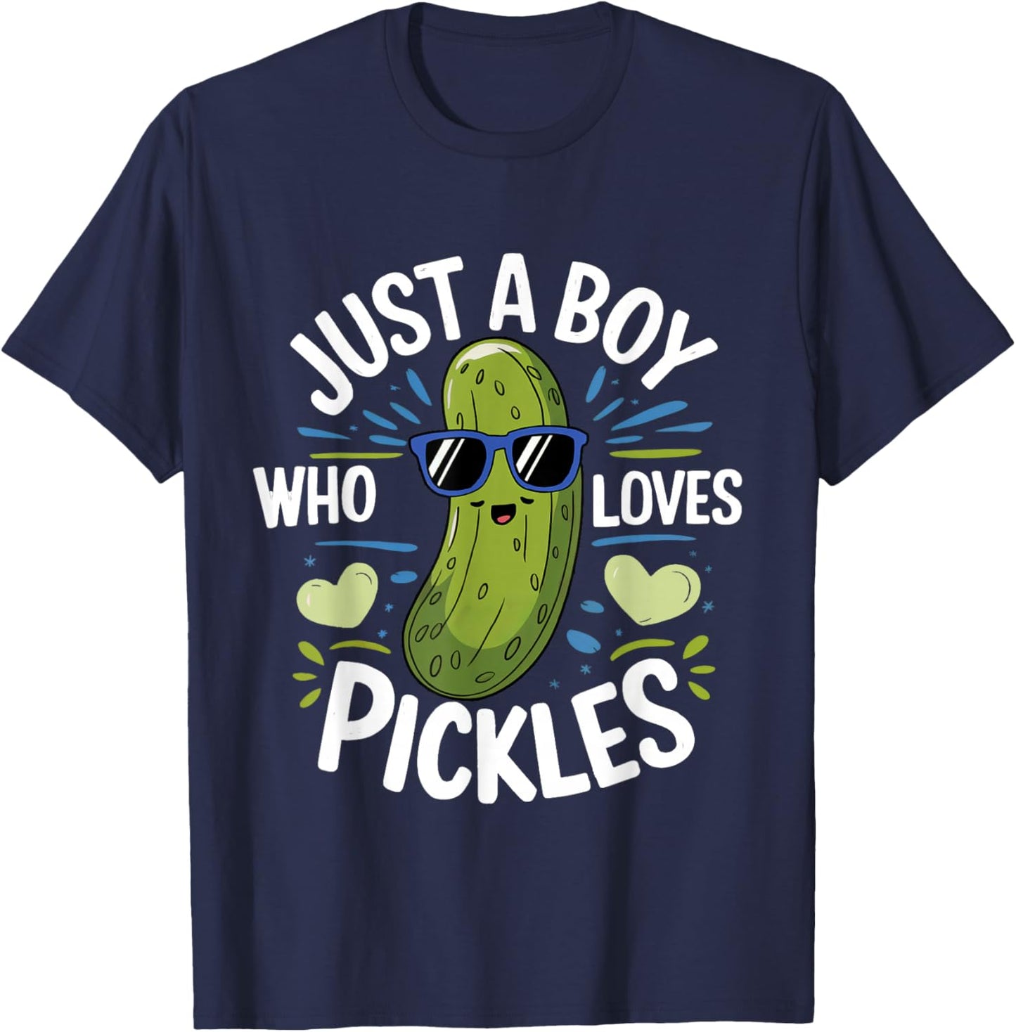 Just a Boy Who Loves Avocado Avocado Teen Boys Toddler Kid T-Shirt - T-Shirt | Navy