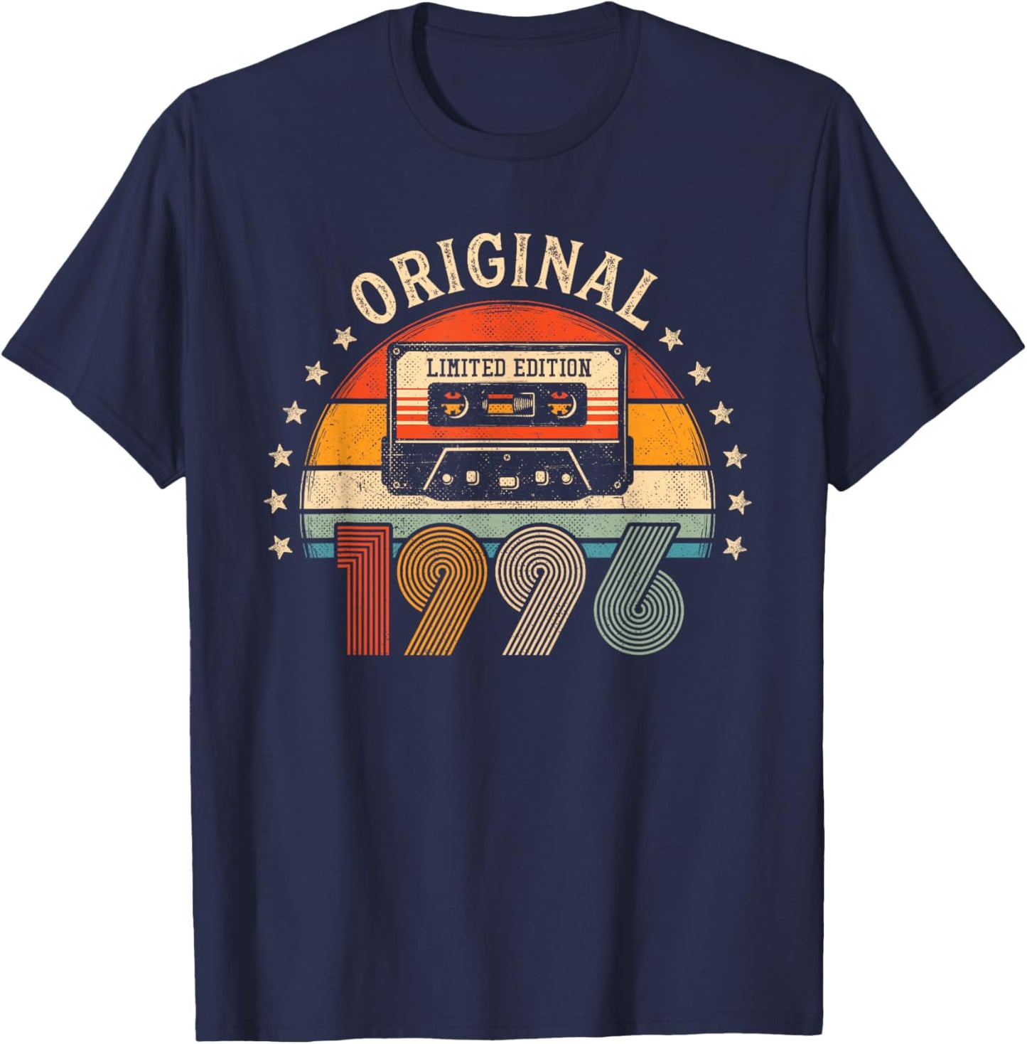 30 Jahre Geburtstag Mann Frau Original Vintage Jahrgang 1996 T-Shirt - T-Shirt | Navy
