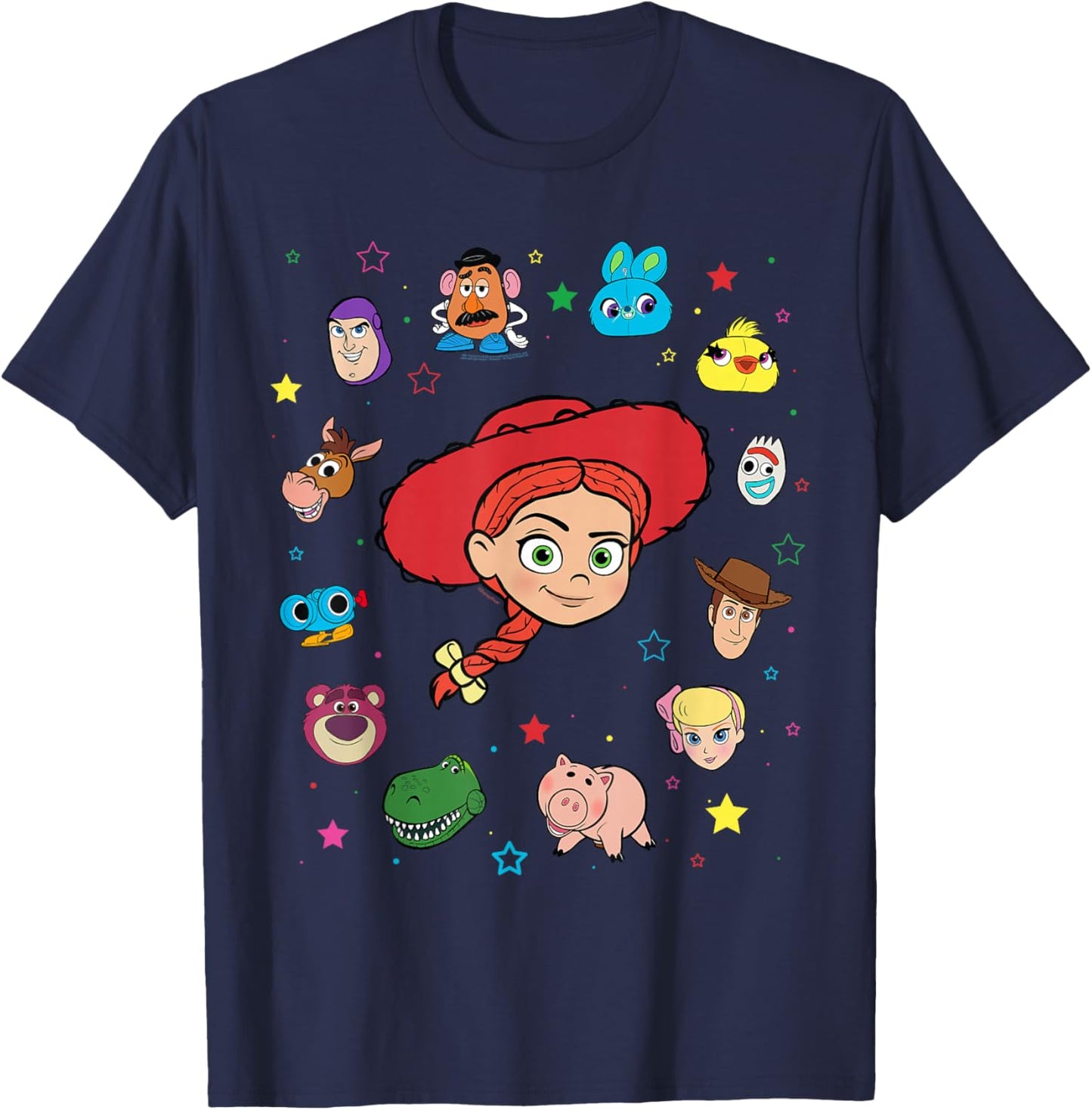 Disney and Pixar's Toy Story Jessie Big Face Collage T-Shirt - T-Shirt | Navy