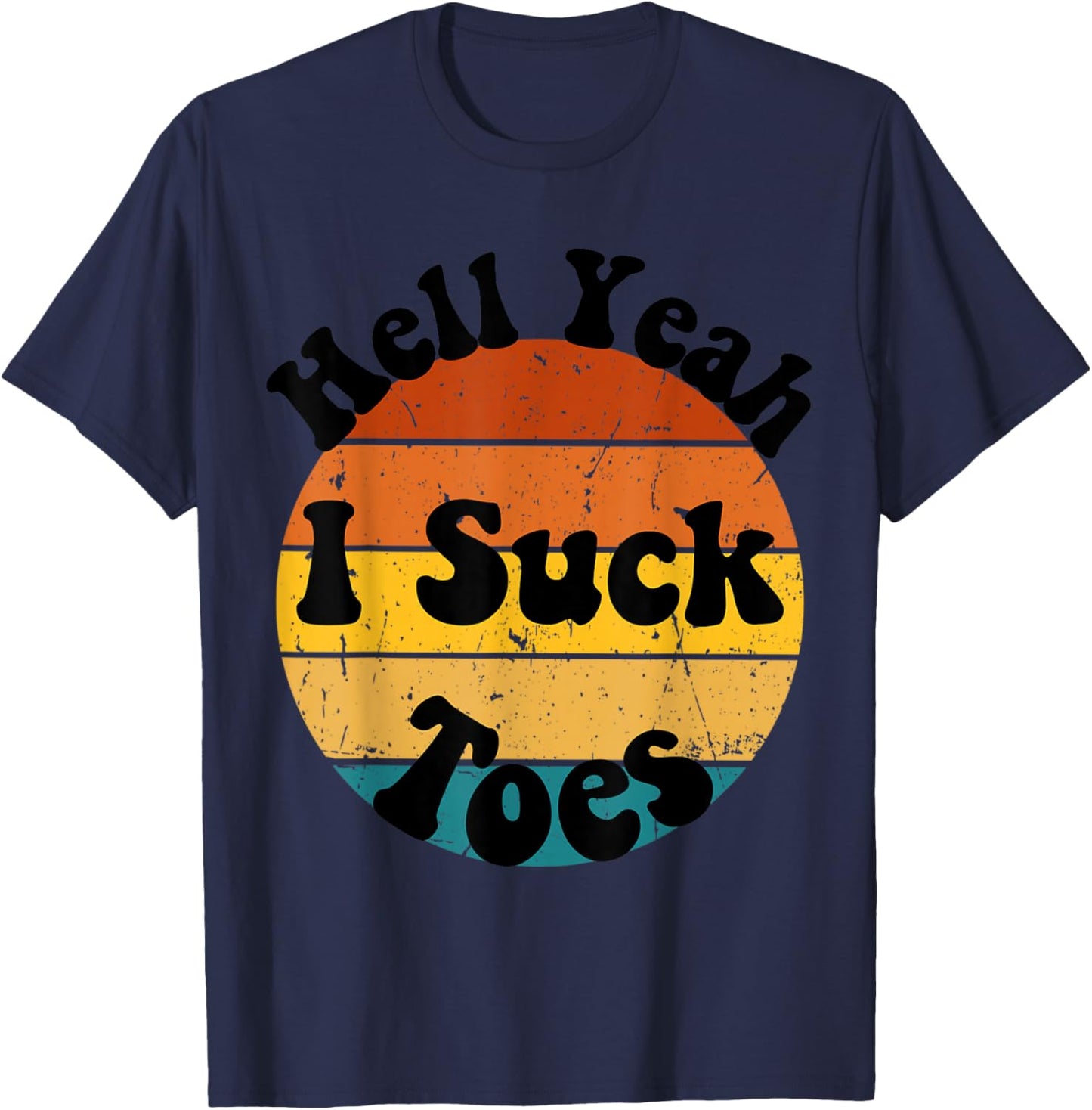 Vintage Foot Fetish T-Shirt - T-Shirt | Navy