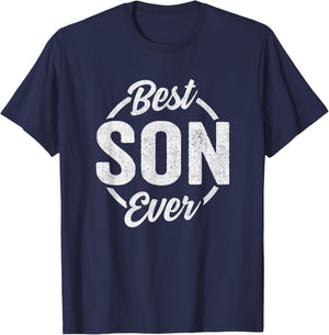 Funny Son Birthday Retro Vintage Best Son Ever T-Shirt - T-Shirt | Navy