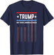 We Took America Back Trump 2024 Distressed Flag T-Shirt - T-Shirt | Navy