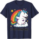 I Poop Rainbows Funny Unicorn Rainbow Meme T-Shirt - T-Shirt | Navy