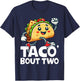 Taco Bout Two Mexican 2 year old Boy Girls Second Birthday T-Shirt - T-Shirt | Navy