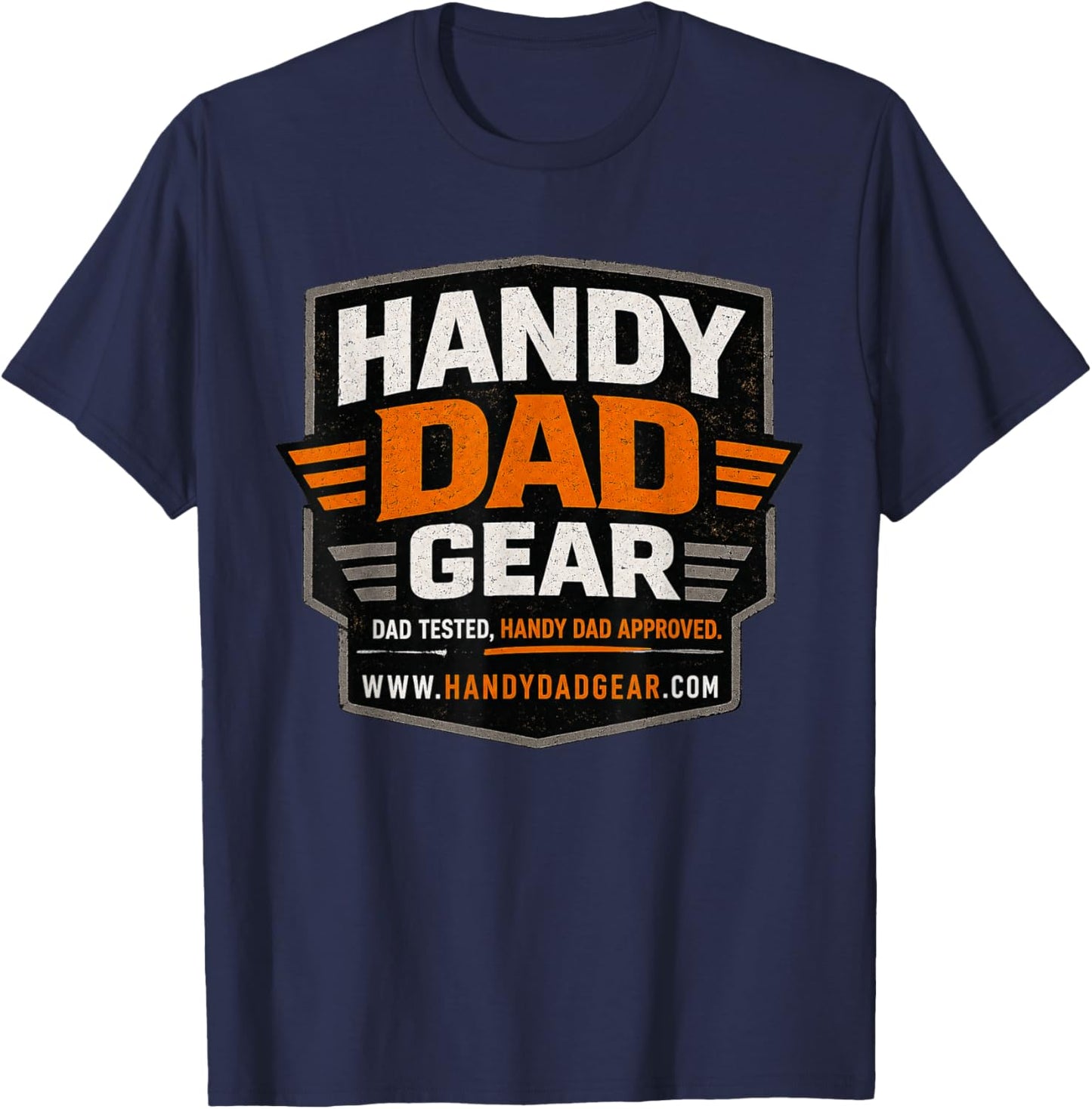 with URL T-Shirt - T-Shirt | Navy