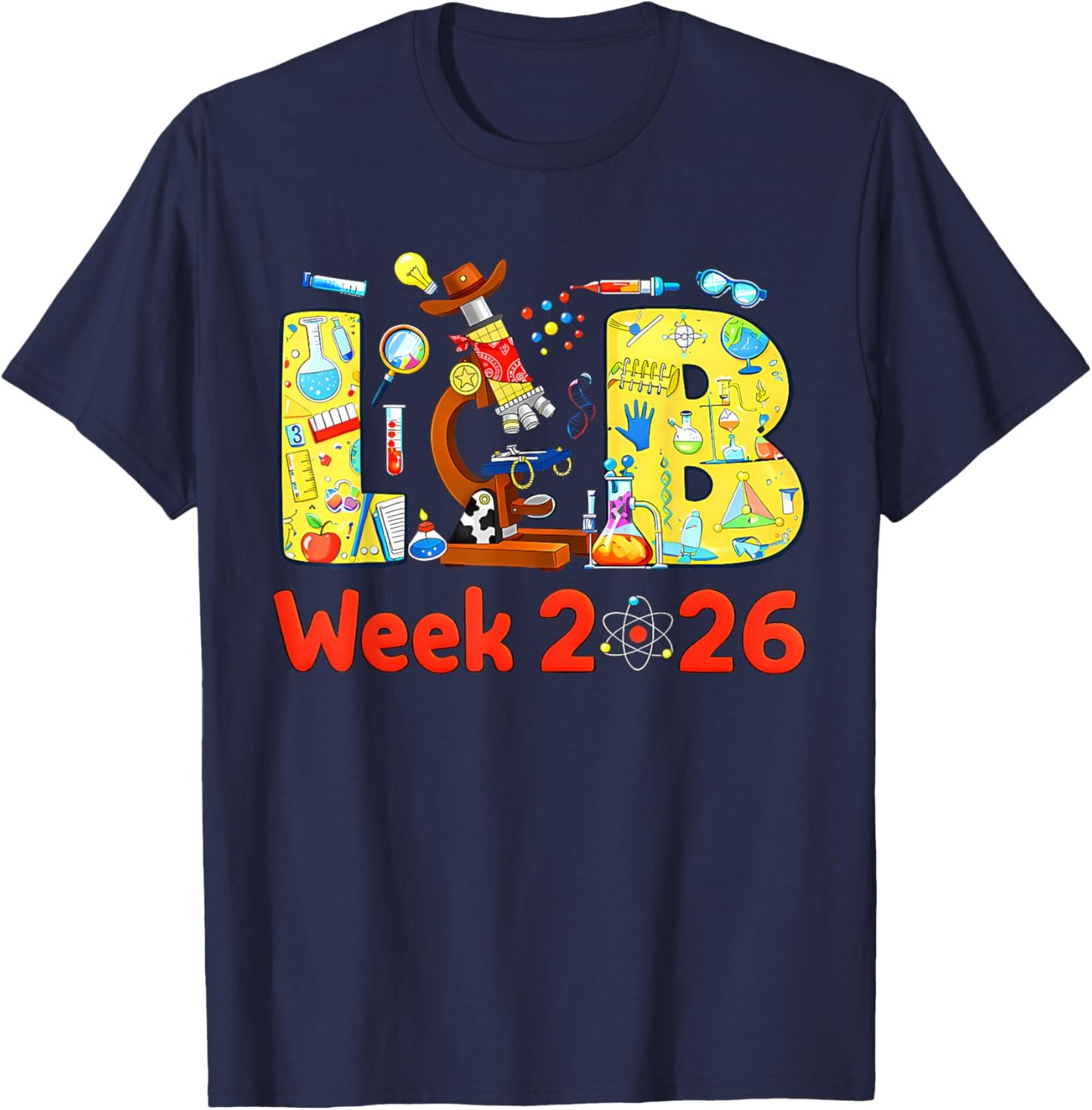 Lab Week 2026 Tech Laboratory Scientist T-Shirt - T-Shirt | Navy