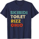 Skibidi Toilet Rizz Ohio T-Shirt - T-Shirt | Navy